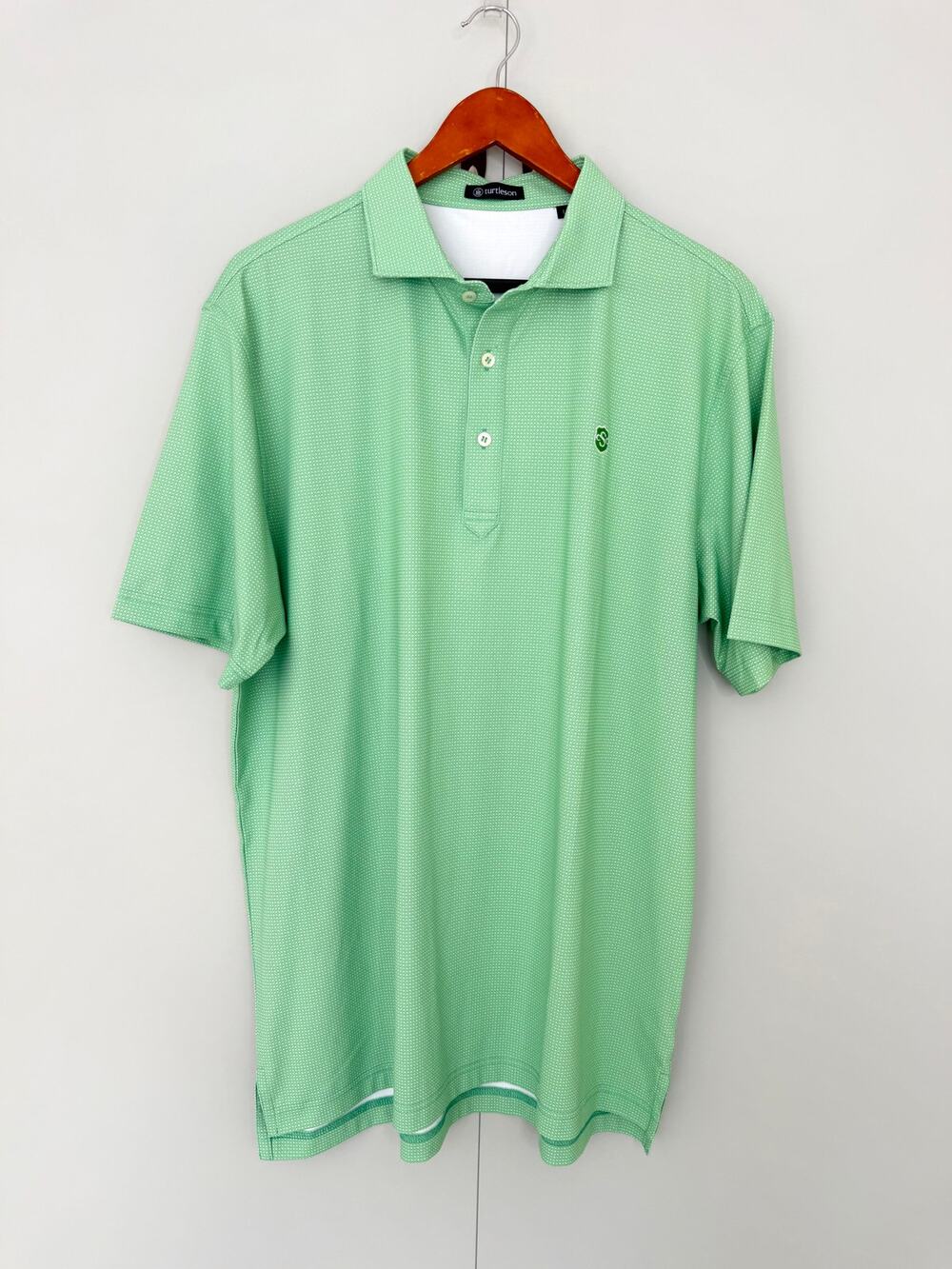 TURTLESON Men's Chris Performance Polo Shirt Statesville Country Club